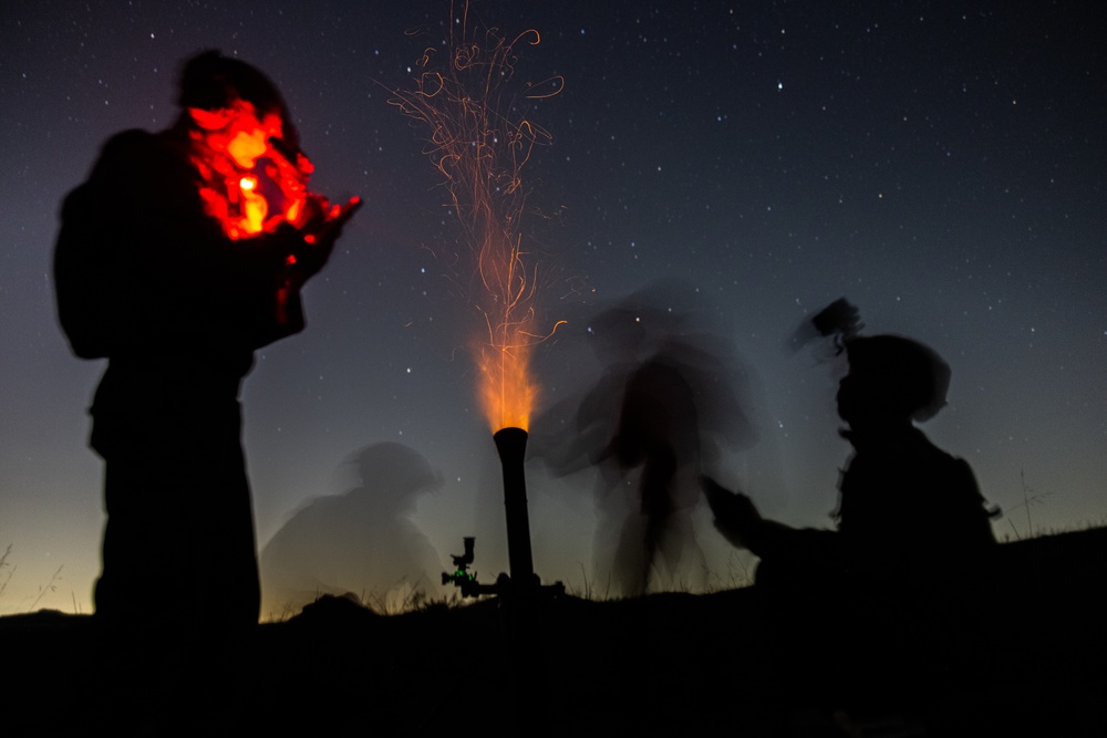 1st Recon Bn. Marines conduct live-fire day, night ranges