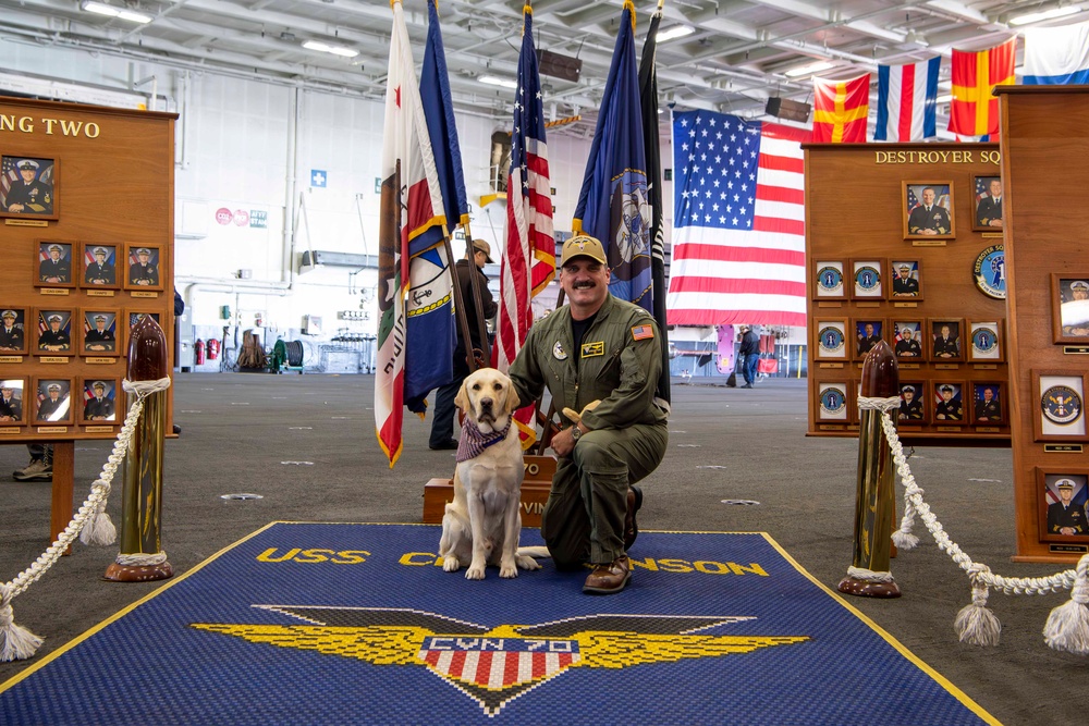 Mutts with a Mission Aboard USS Carl Vinson (CVN 70)