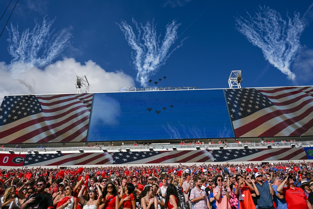 Eglin AFB supports Florida-Georgia game flyover