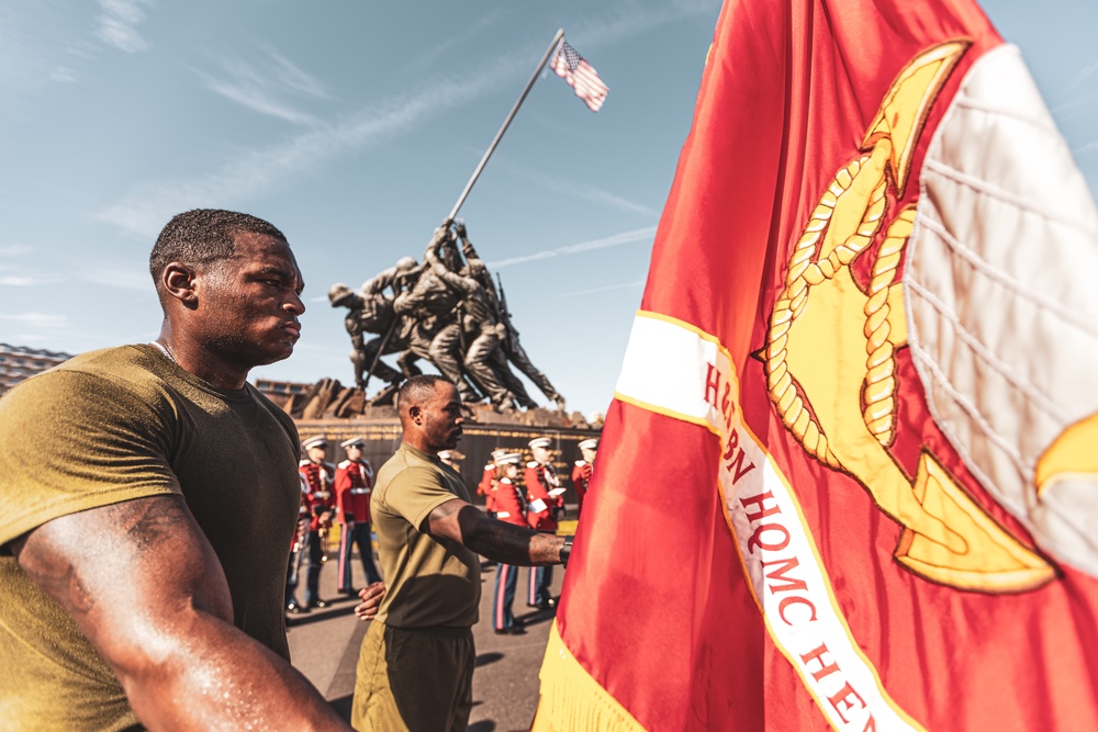 Commandant, Gen. Smith, Leads 249th Birthday Run