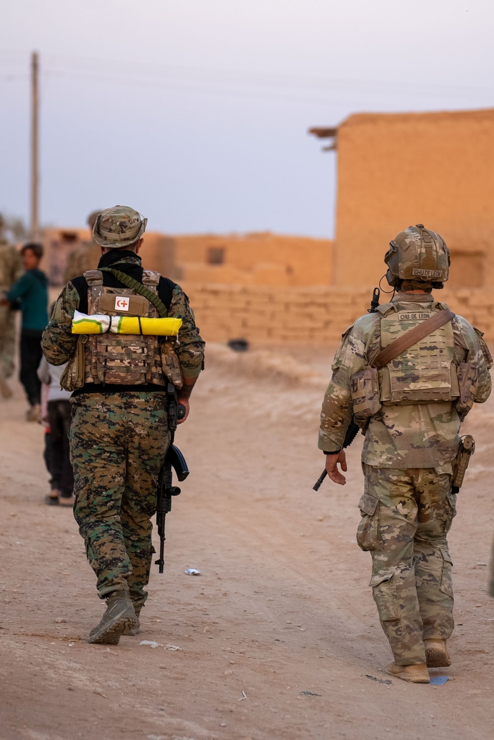 U.S. Soldiers and SDF conduct joint patrol