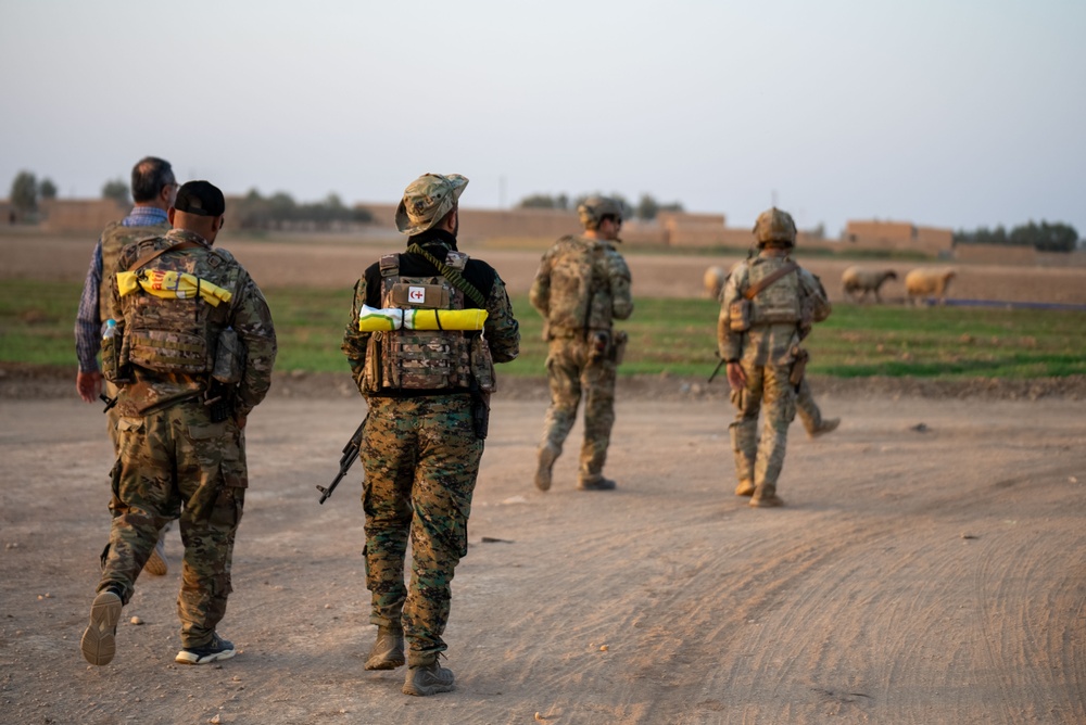 U.S. Soldiers and SDF conduct joint patrol