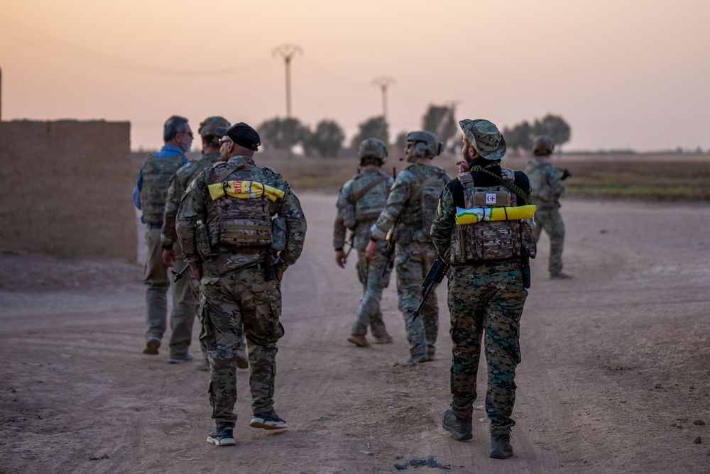 U.S. Soldiers and SDF conduct joint patrol