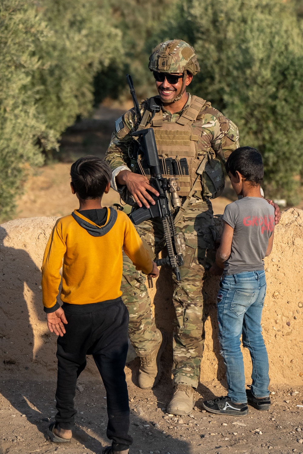 U.S. Soldiers and SDF conduct joint patrol