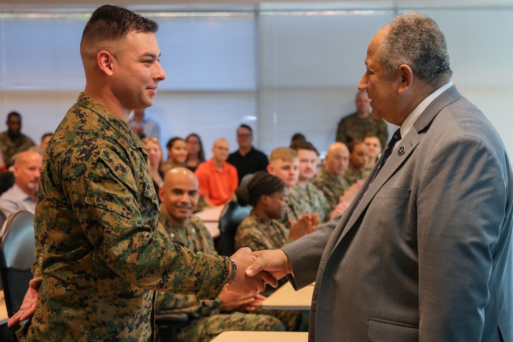 Secretary of the Navy Carlos Del Toro visits Marine Corps Recruiting Command