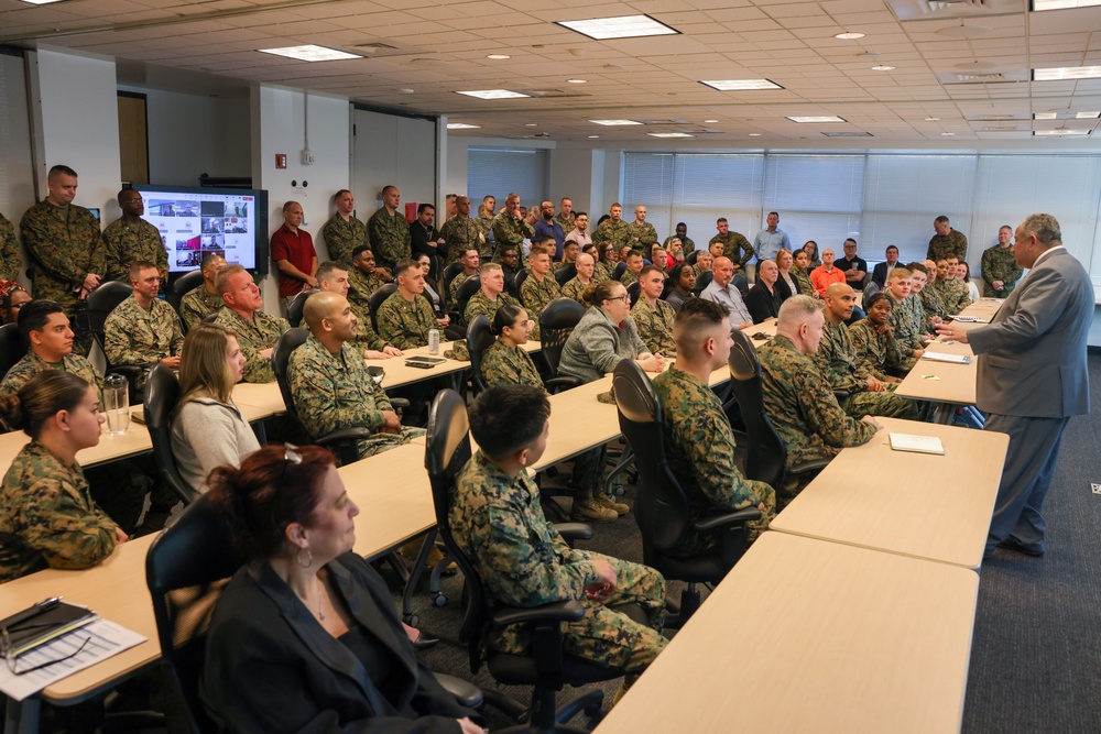 Secretary of the Navy Carlos Del Toro visits Marine Corps Recruiting Command