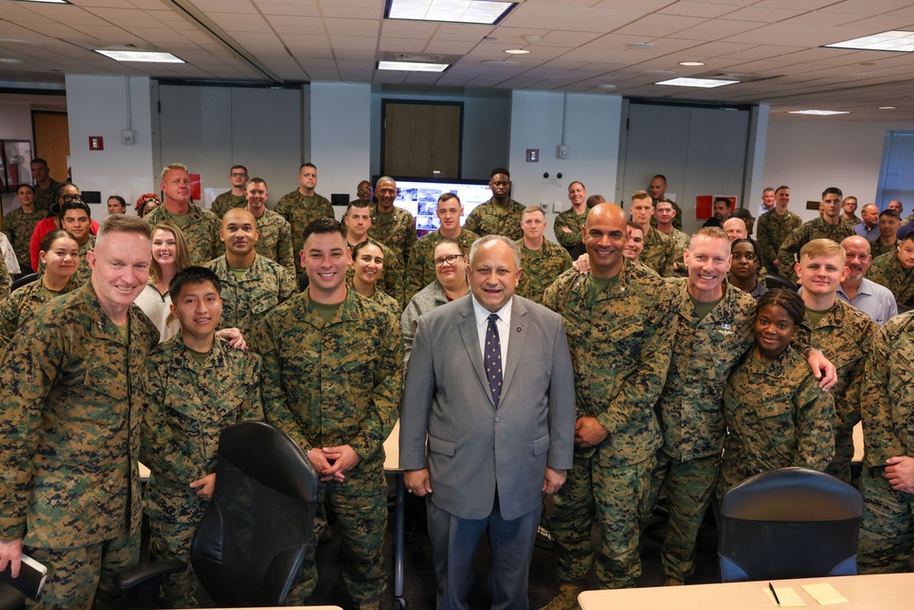 Secretary of the Navy Carlos Del Toro visits Marine Corps Recruiting Command