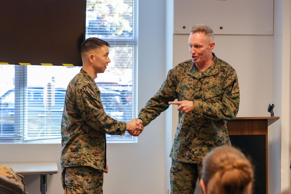 Secretary of the Navy Carlos Del Toro visits Marine Corps Recruiting Command