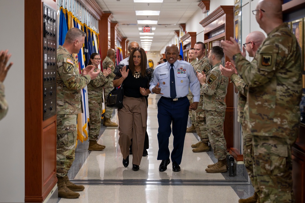 SEACNGB Tony L. Whitehead Receives Clap-Out at Pentagon