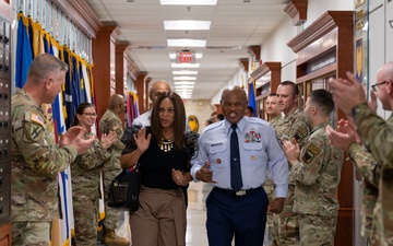 SEACNGB Tony L. Whitehead Receives Clap-Out at Pentagon