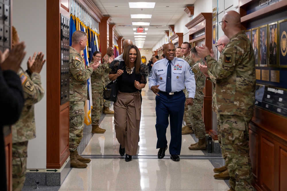 SEACNGB Tony L. Whitehead Receives Clap-Out at Pentagon