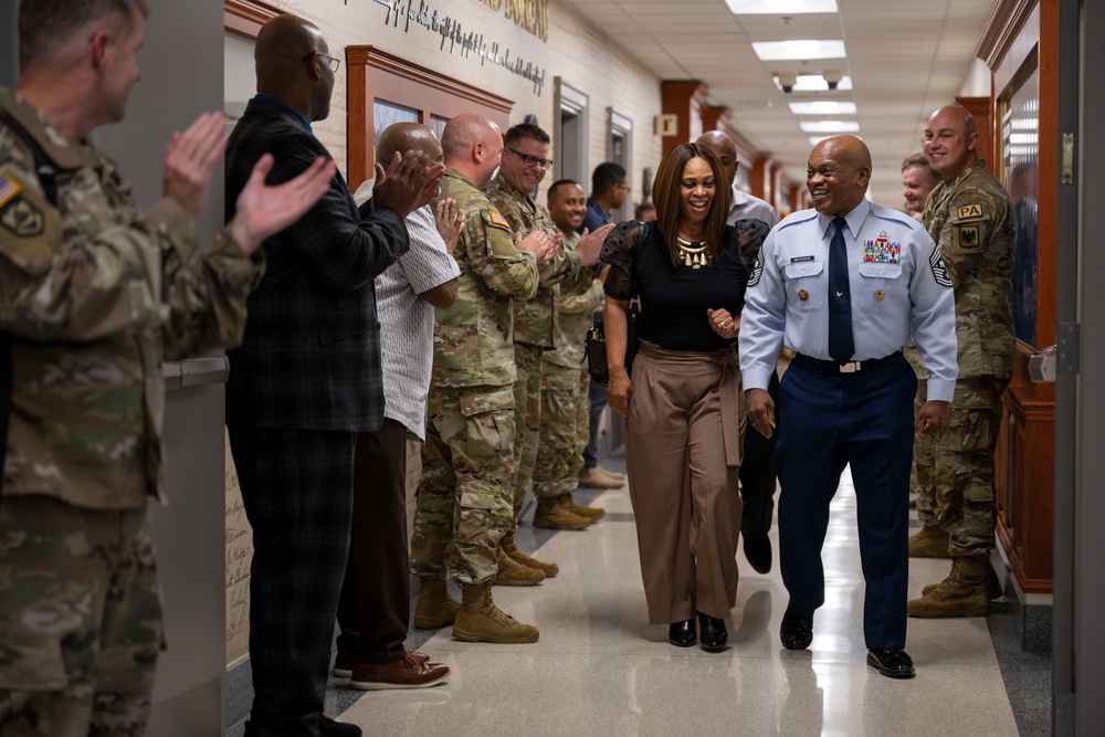 SEACNGB Tony L. Whitehead Receives Clap-Out at Pentagon