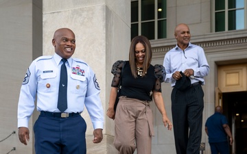 SEACNGB Tony L. Whitehead Receives Clap-Out at Pentagon