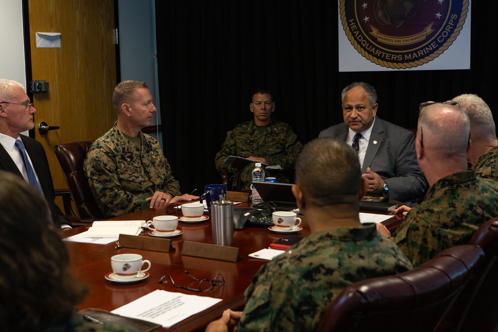 Secretary of the Navy recognizes Marines, civilians instrumental to Marine Corps’ recruitment, historic retention success