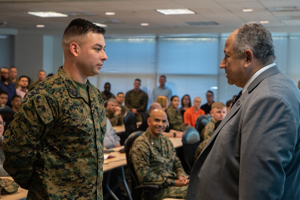 Secretary of the Navy recognizes Marines, civilians instrumental to Marine Corps’ recruitment, historic retention success