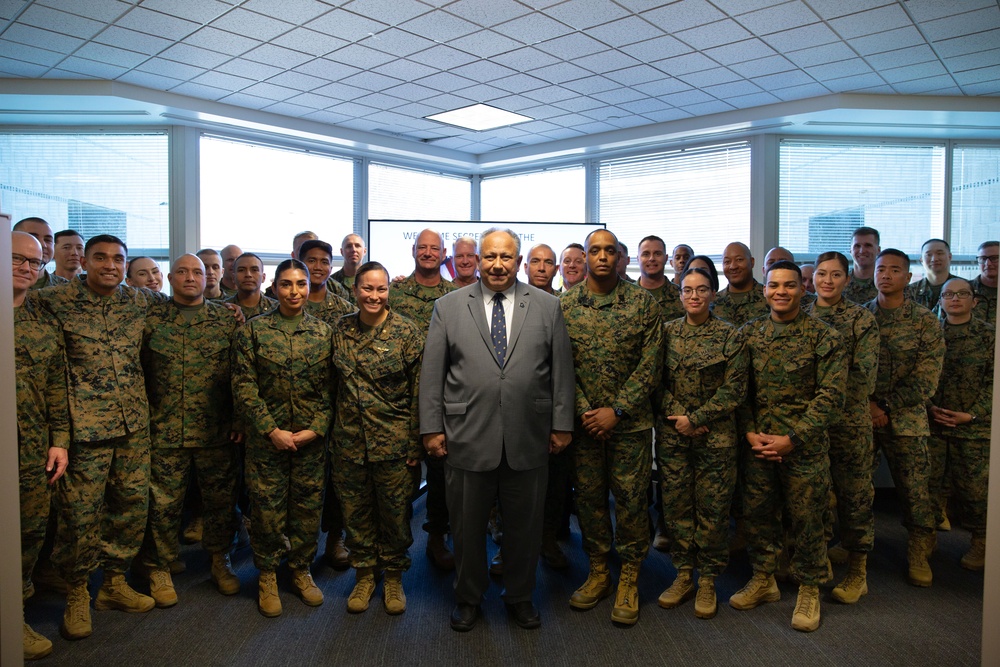 Secretary of the Navy recognizes Marines, civilians instrumental to Marine Corps’ recruitment, historic retention success