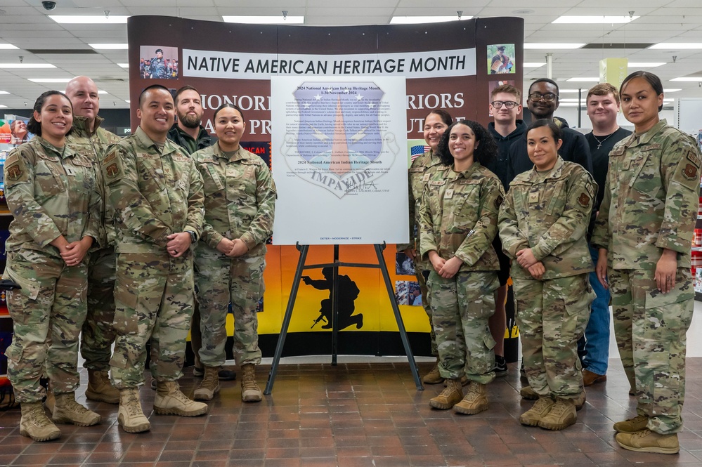 National American Indian Heritage Month Proclamation Signing at F.E. Warren Air Force Base