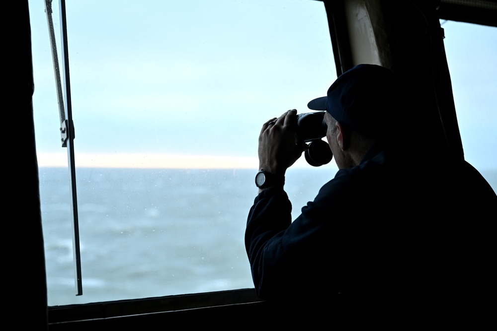 U.S. Coast Guard Cutter Healy conducts Arctic operations