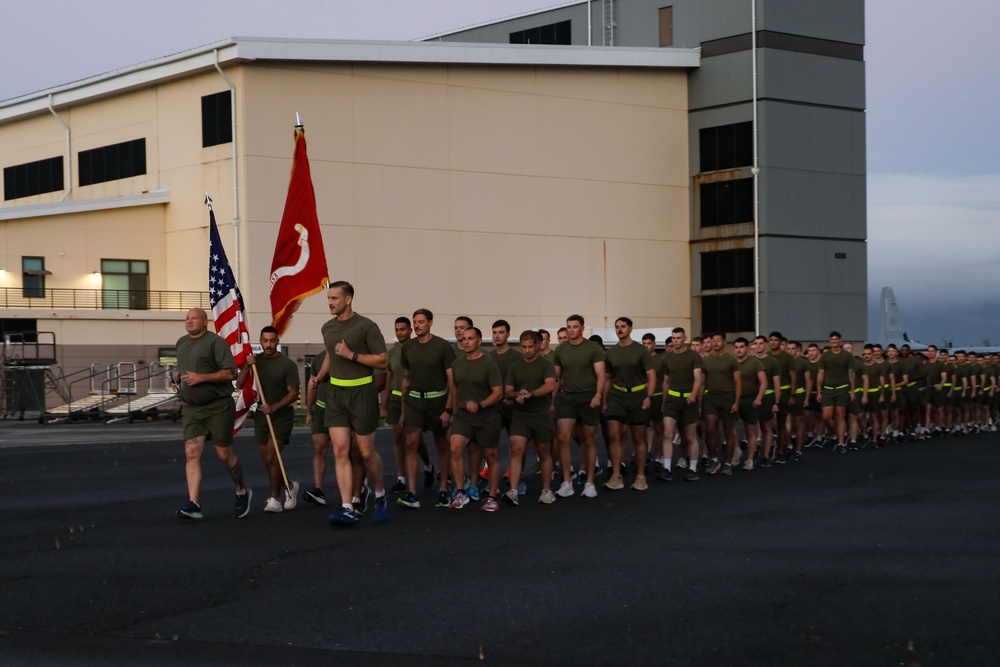 VMGR-153 hosts a Marine Corps birthday run