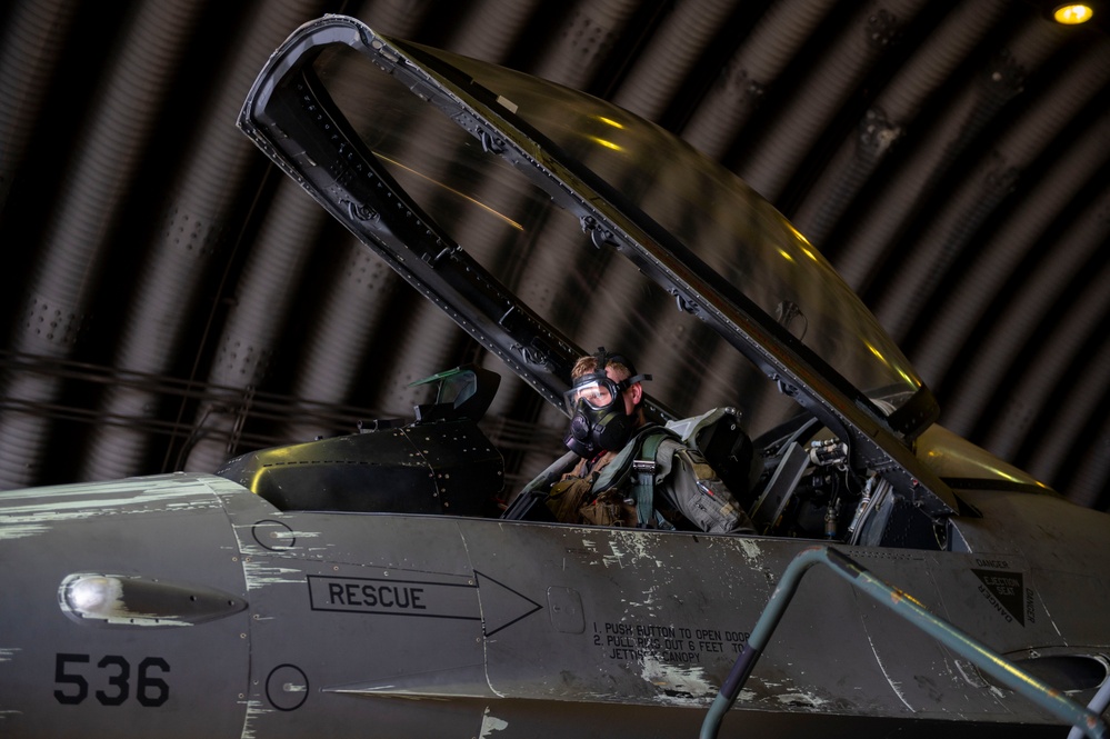 F-16s Take Off in support of Freedom Flag 24-1