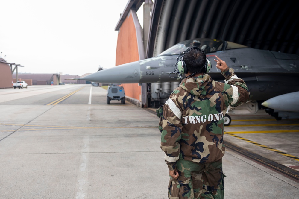F-16s Take Off in support of Freedom Flag 24-1