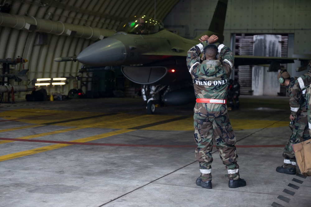 F-16s Take Off in support of Freedom Flag 24-1