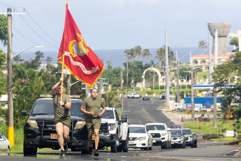 Camp Blaz runs 249 miles for 249th Marine Corps Birthday