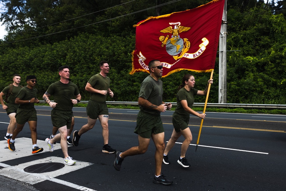 Camp Blaz runs 249 miles for 249th Marine Corps Birthday Ball