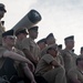 Sailors with USS John Basilone (DDG 122) visit USS New Jersey