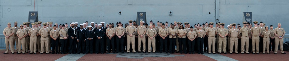 USS John Basilone's crew tour the USS New Jersey