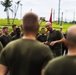 Marines with Camp Blaz participate in the 249th Marine Corps Birthday run