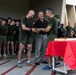 Marines with Camp Blaz participate in the 249th Marine Corps Birthday run