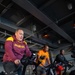 USS Ronald Reagan (CVN 76) Sailors participate in a Cycle-to-End-the-Cycle challenge