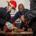 USS Ronald Reagan (CVN 76) conducts pipe patching training