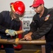 USS Ronald Reagan (CVN 76) conducts pipe patching training