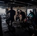 USS Ronald Reagan (CVN 76) Sailors participate in a Cycle-to-End-the-Cycle challenge