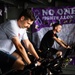 USS Ronald Reagan (CVN 76) Sailors participate in a Cycle-to-End-the-Cycle challenge