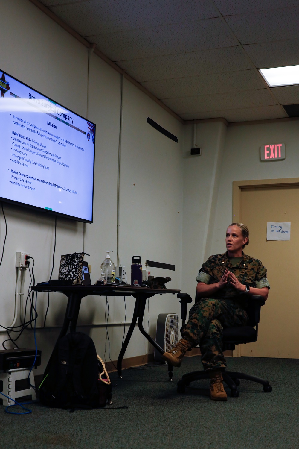 This Is Navy Medicine: Surgeon General Visits 3d Medical Battalion