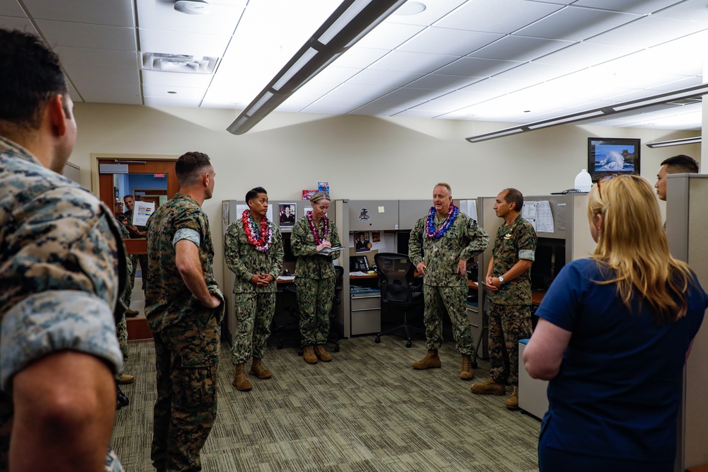 This Is Navy Medicine: Surgeon General Visits 3d Medical Battalion