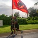 Marines with Camp Blaz participate in the 249th Marine Corps Birthday Ball run