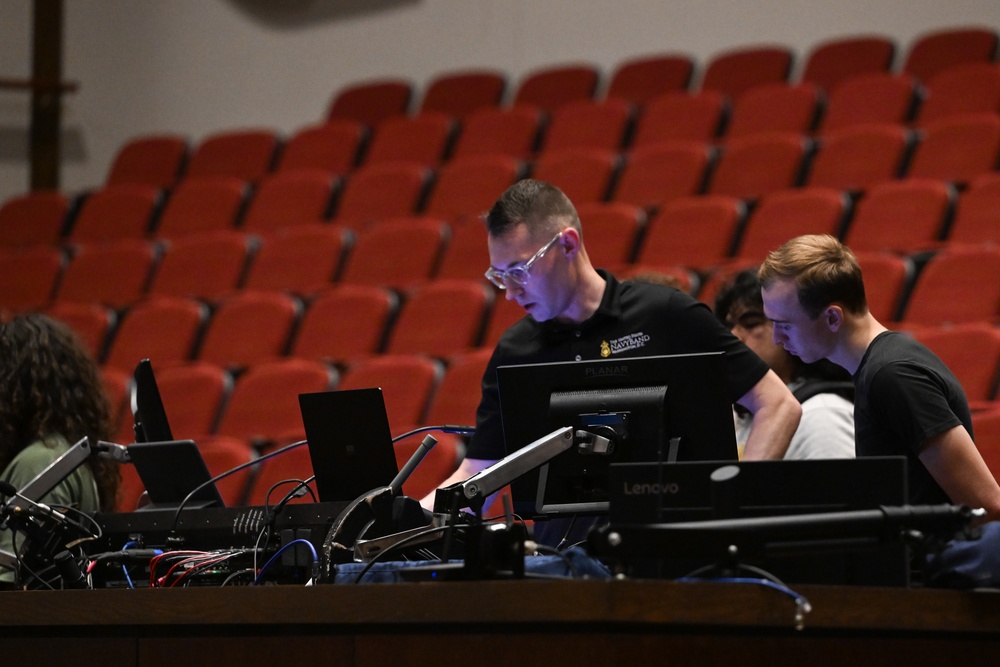 U.S. Navy Band Commodores educational outreach at Rowan University