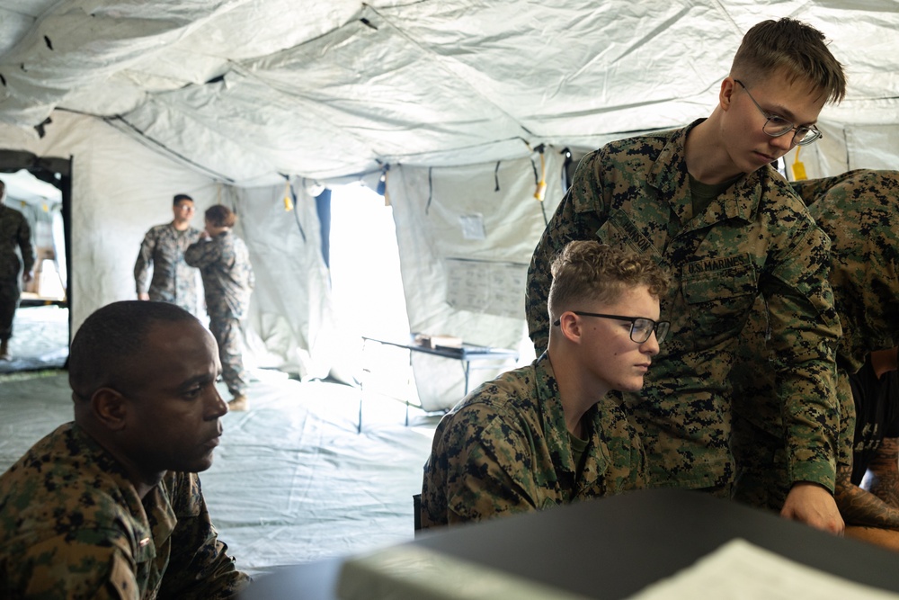 MCIPAC Postal Service carries out annual field training exercise on Camp Hansen, Okinawa