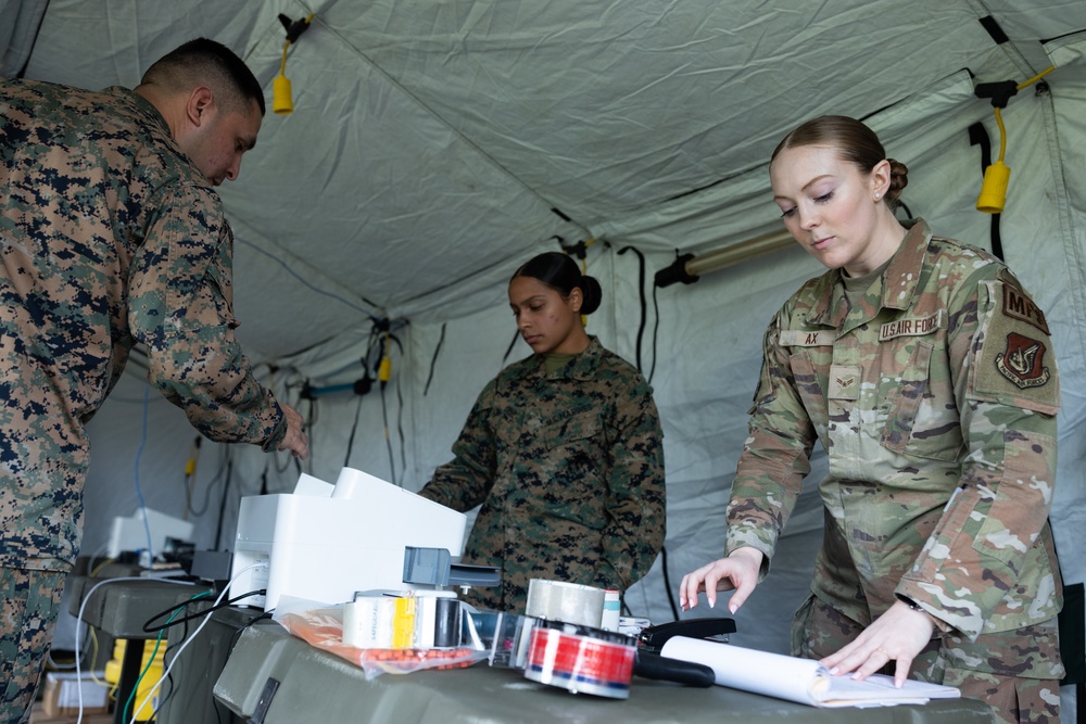 MCIPAC Postal Service carries out annual field training exercise on Camp Hansen, Okinawa