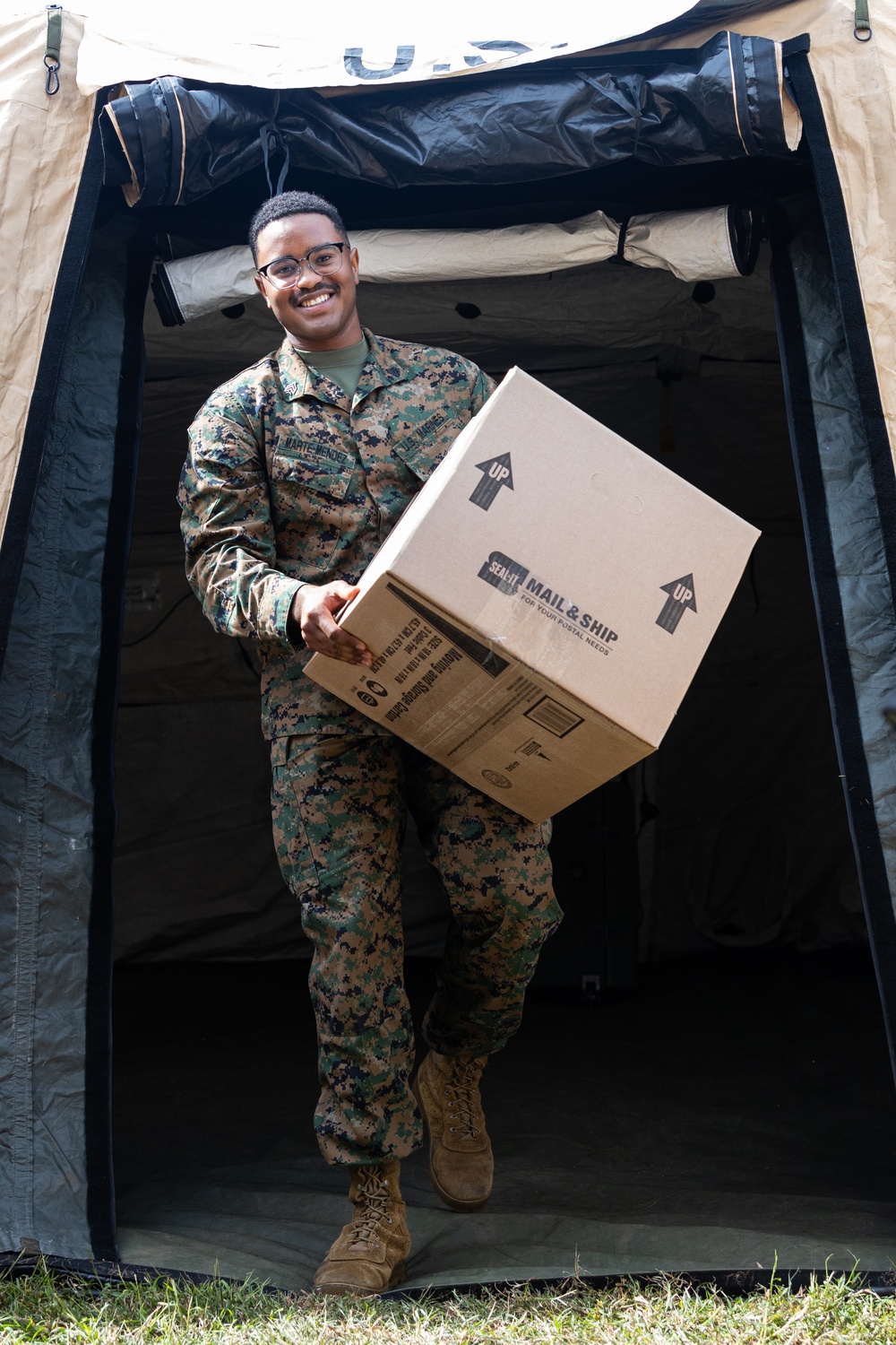 MCIPAC Postal Service carries out annual field training exercise on Camp Hansen, Okinawa