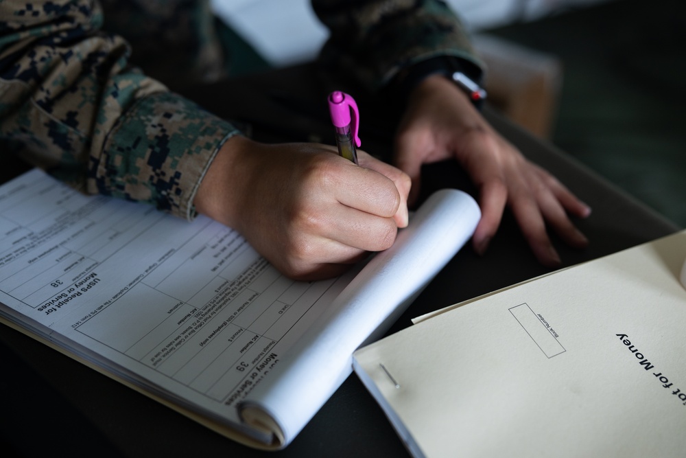 MCIPAC Postal Service carries out annual field training exercise on Camp Hansen, Okinawa