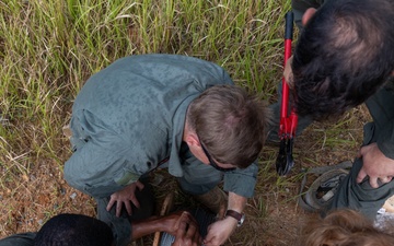 MWSS-172 EOD technicians and engineers prepare for static fire