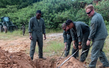 MWSS-172 EOD technicians and engineers prepare for static fire