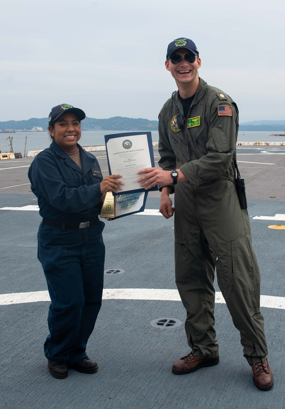 Airman Cordova Reenlistment