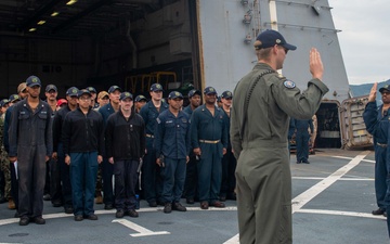 Airman Cordova Reenlistment