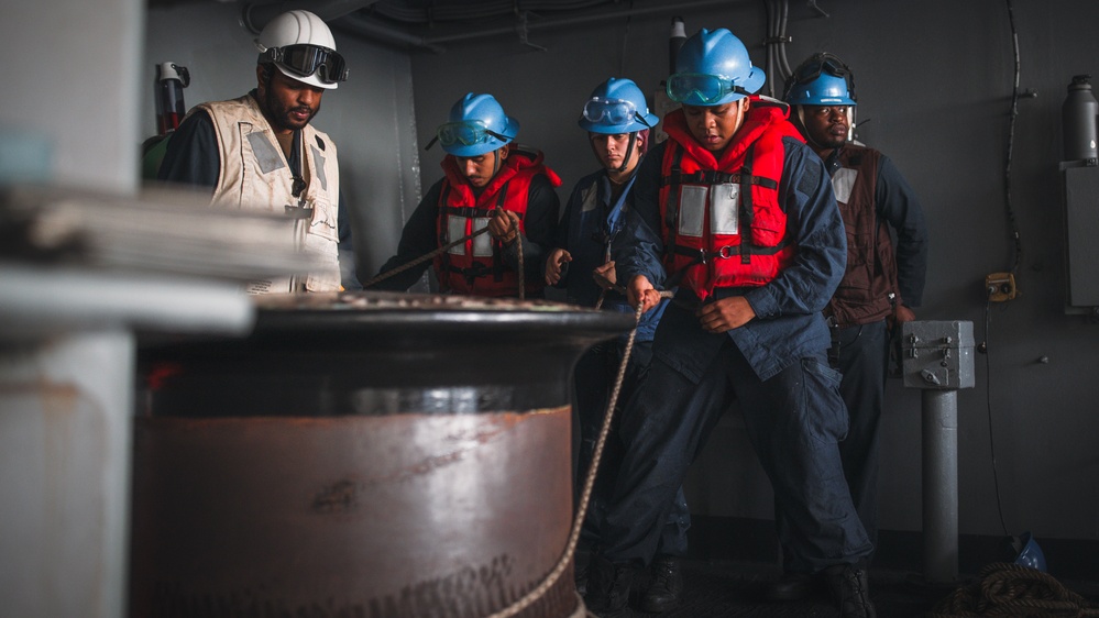 USS George Washington Conducts Fueling-At-Sea with USNS Yukon